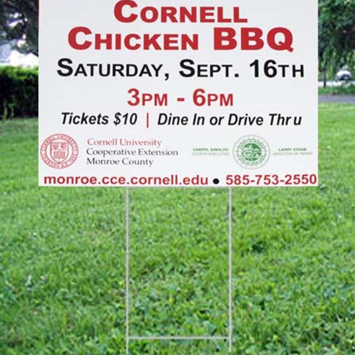 Plastic Corrugated YARD SIGN - 18